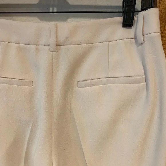 THEORY GUC Latani NC Ash White Pleated Trousers Slacks Work Pants - Picture 5 of 7